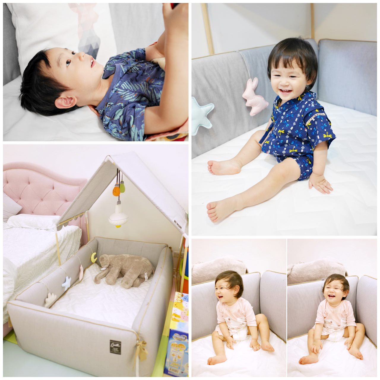 [母嬰] 最夢幻的嬰兒床-gunite沙發嬰兒床(0-6歲)